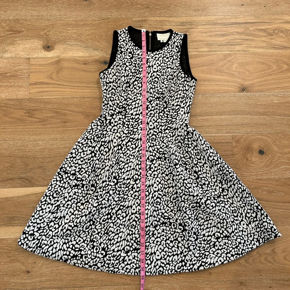 Black and white leopard Kate Spade dress size small in excellent used‎ condition